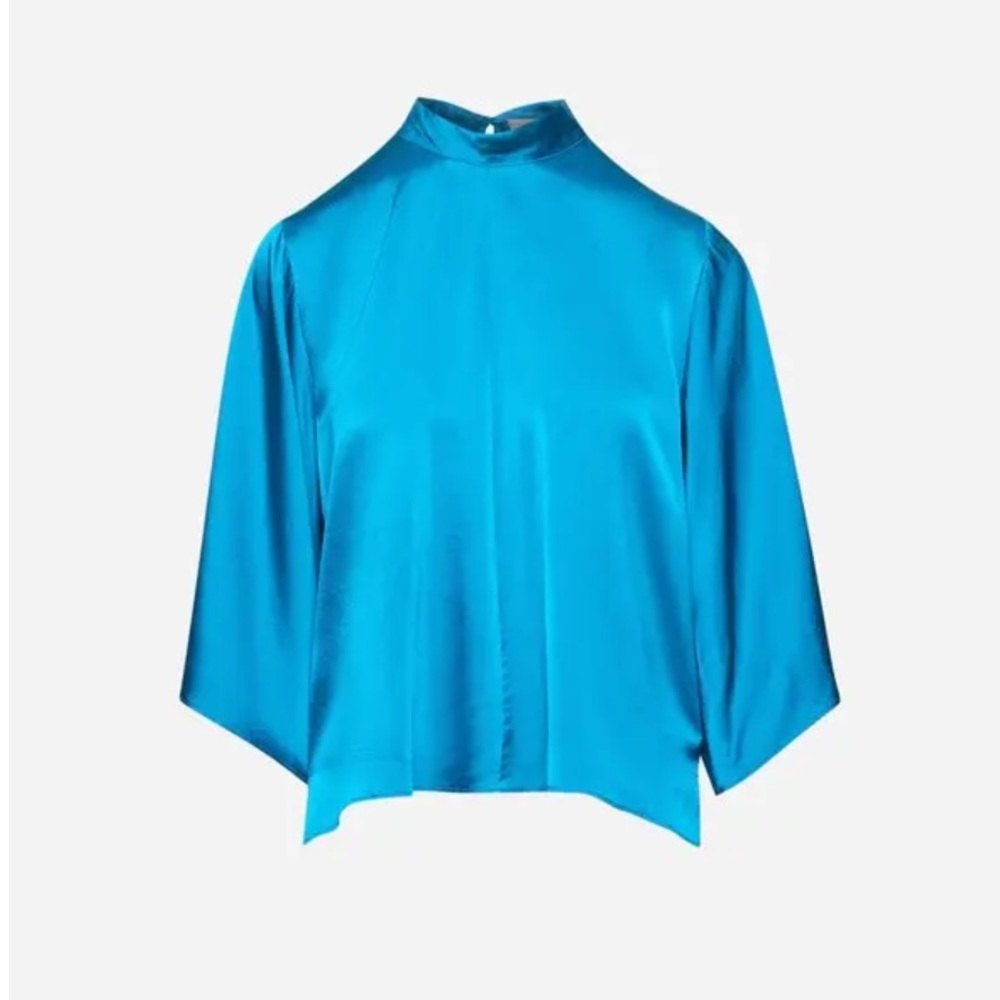 forte forte silk bell sleeve